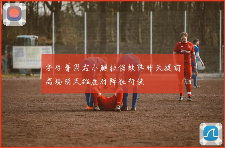 字母哥因右小腿拉伤缺阵昨天提前离场明天雄鹿对阵独行侠